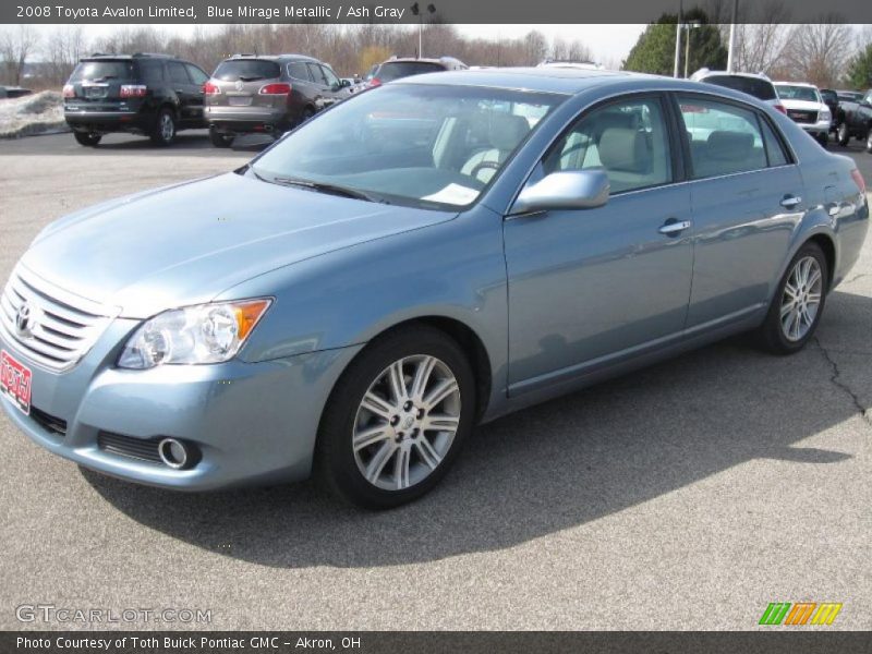 Blue Mirage Metallic / Ash Gray 2008 Toyota Avalon Limited