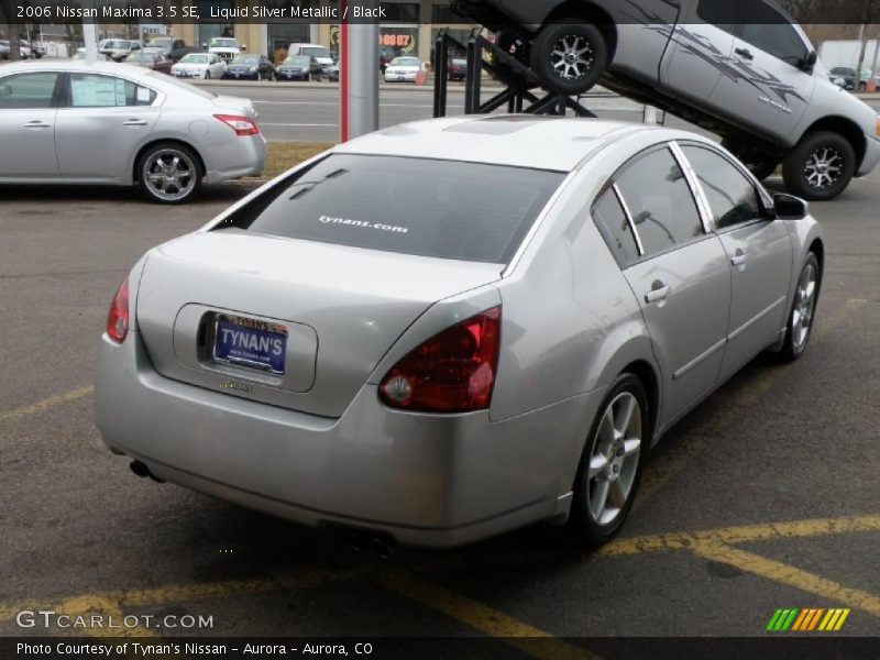 Liquid Silver Metallic / Black 2006 Nissan Maxima 3.5 SE