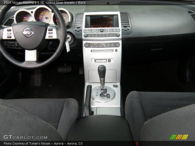 Liquid Silver Metallic / Black 2006 Nissan Maxima 3.5 SE