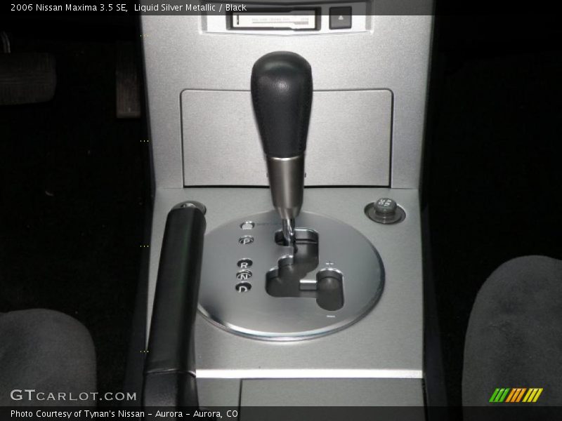 Liquid Silver Metallic / Black 2006 Nissan Maxima 3.5 SE