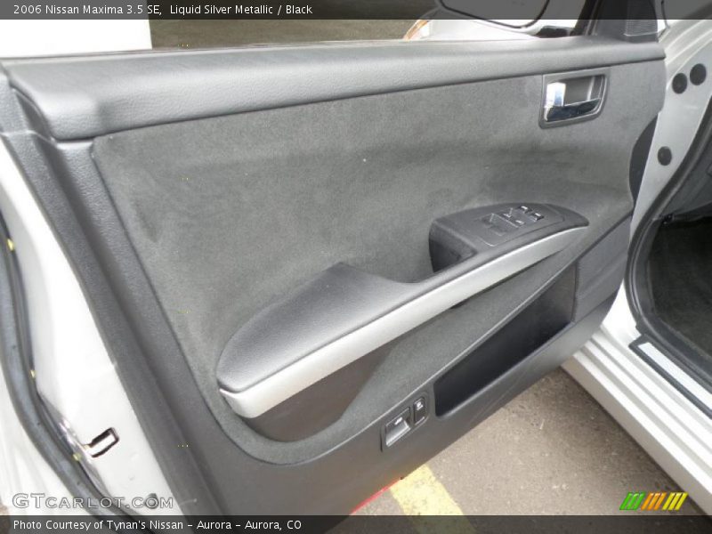 Liquid Silver Metallic / Black 2006 Nissan Maxima 3.5 SE
