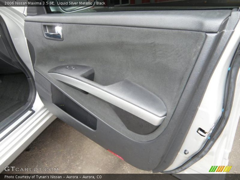 Liquid Silver Metallic / Black 2006 Nissan Maxima 3.5 SE