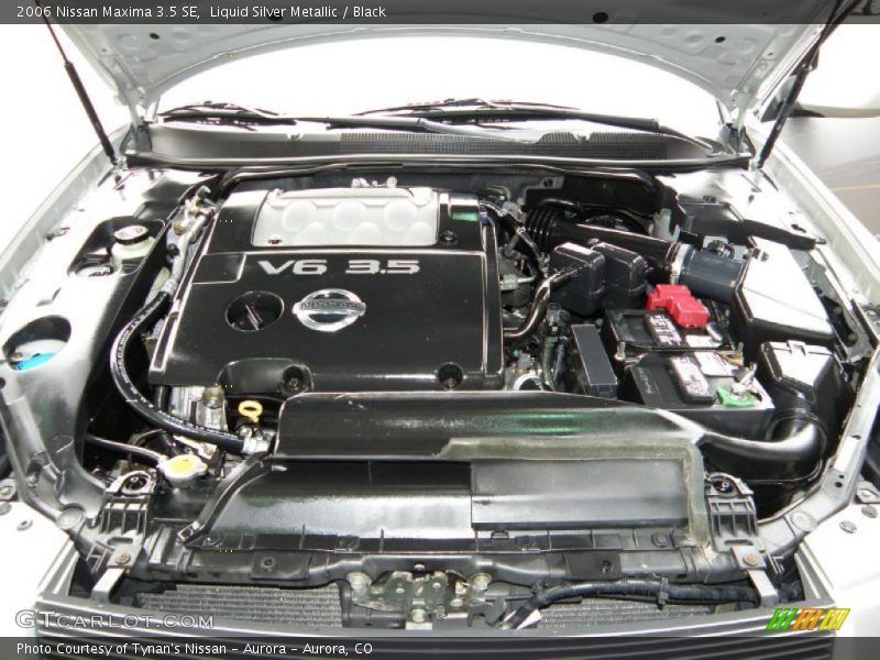 Liquid Silver Metallic / Black 2006 Nissan Maxima 3.5 SE