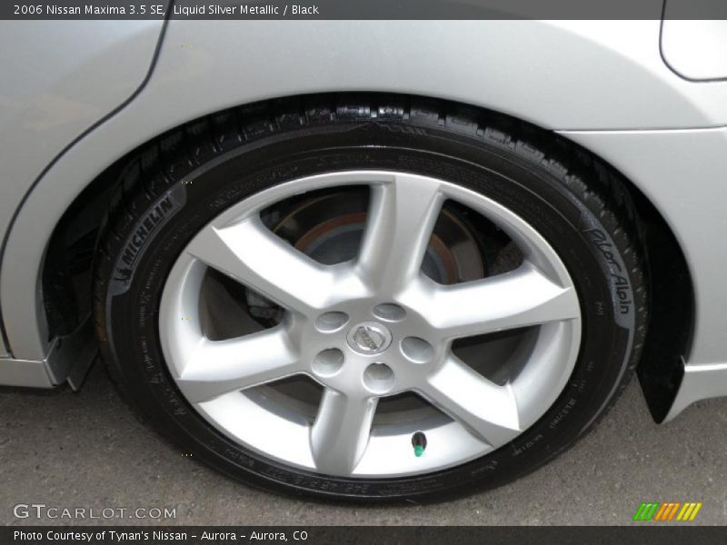 Liquid Silver Metallic / Black 2006 Nissan Maxima 3.5 SE