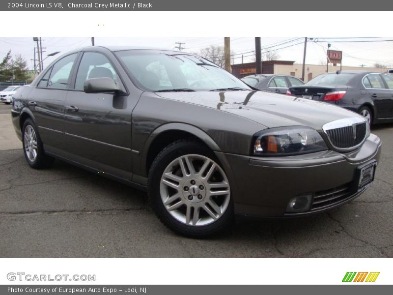 Charcoal Grey Metallic / Black 2004 Lincoln LS V8