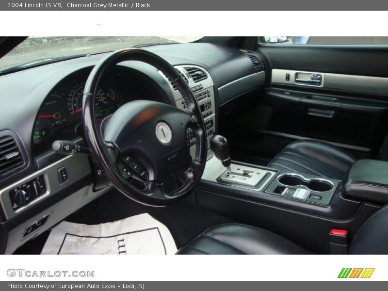 Charcoal Grey Metallic / Black 2004 Lincoln LS V8