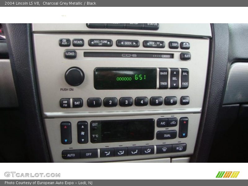 Charcoal Grey Metallic / Black 2004 Lincoln LS V8
