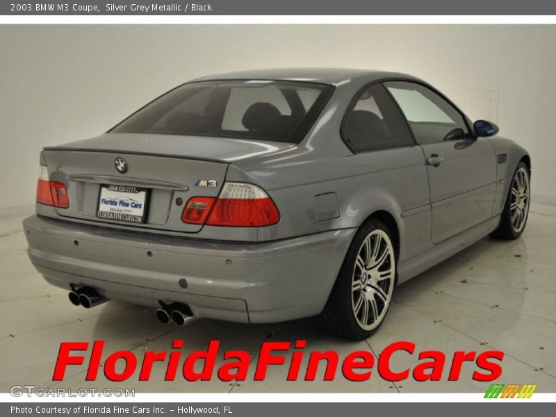 Silver Grey Metallic / Black 2003 BMW M3 Coupe