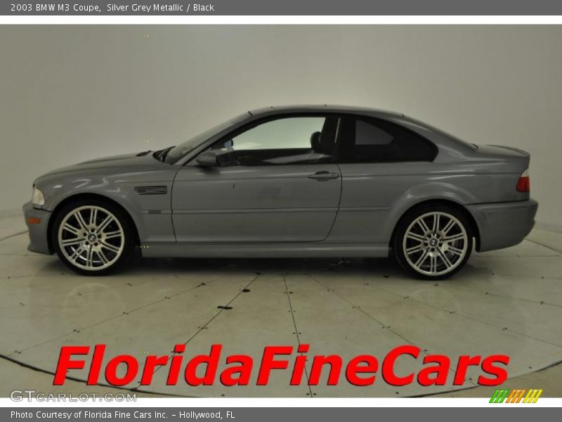 Silver Grey Metallic / Black 2003 BMW M3 Coupe