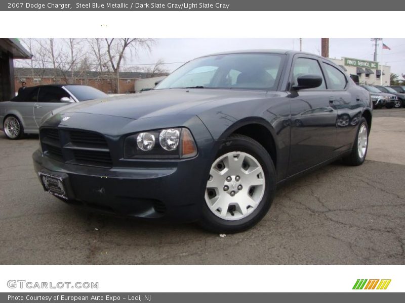 Steel Blue Metallic / Dark Slate Gray/Light Slate Gray 2007 Dodge Charger