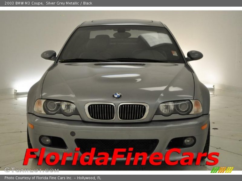 Silver Grey Metallic / Black 2003 BMW M3 Coupe