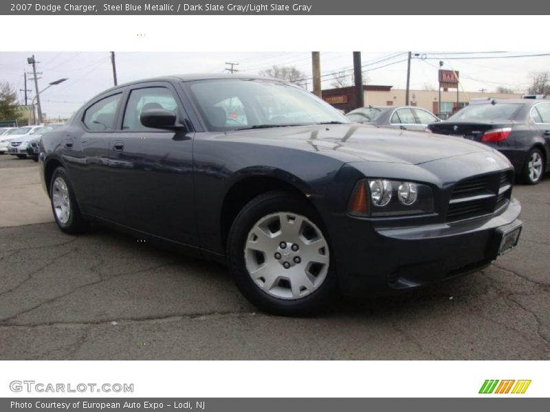 Steel Blue Metallic / Dark Slate Gray/Light Slate Gray 2007 Dodge Charger