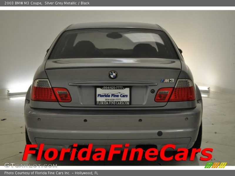 Silver Grey Metallic / Black 2003 BMW M3 Coupe