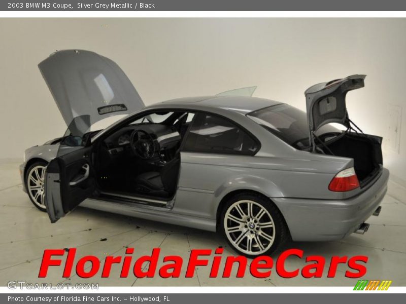 Silver Grey Metallic / Black 2003 BMW M3 Coupe