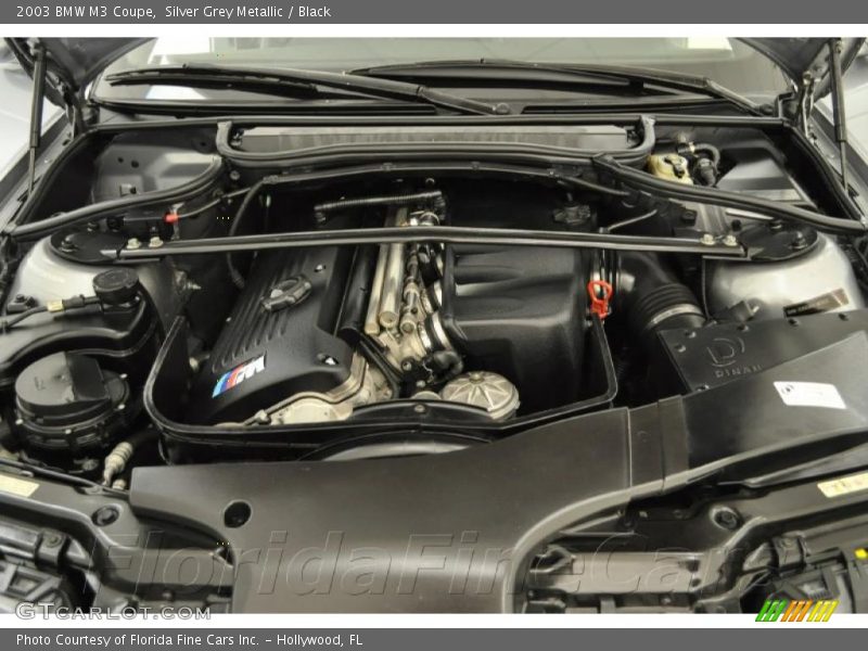 Silver Grey Metallic / Black 2003 BMW M3 Coupe