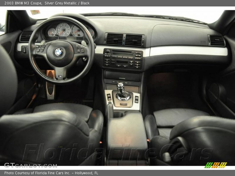 Silver Grey Metallic / Black 2003 BMW M3 Coupe