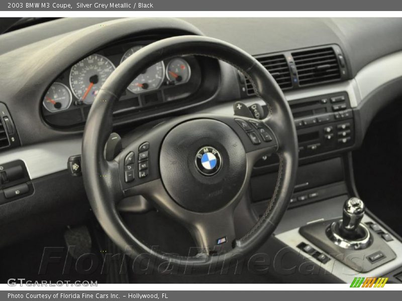 Silver Grey Metallic / Black 2003 BMW M3 Coupe