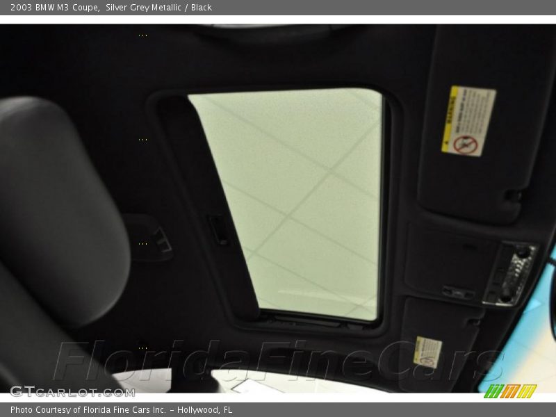 Silver Grey Metallic / Black 2003 BMW M3 Coupe
