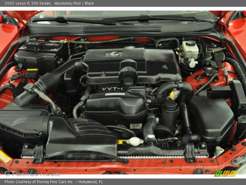 Absolutely Red / Black 2003 Lexus IS 300 Sedan