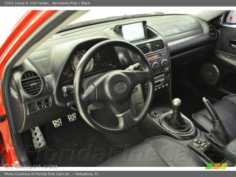 Absolutely Red / Black 2003 Lexus IS 300 Sedan