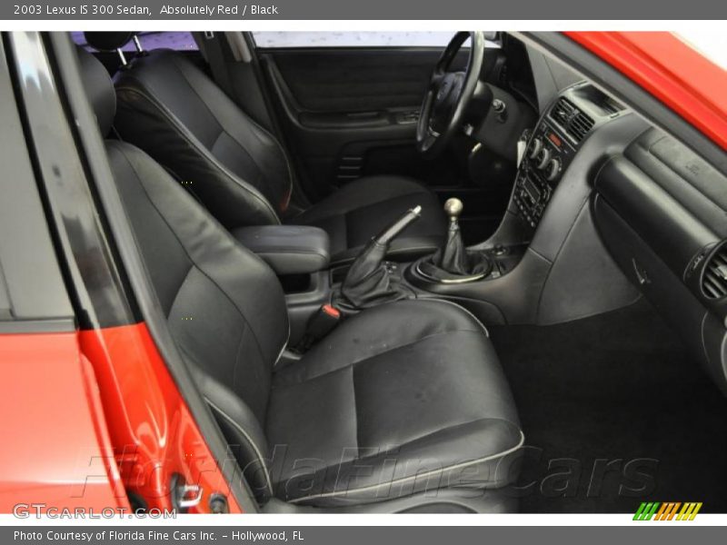 Absolutely Red / Black 2003 Lexus IS 300 Sedan