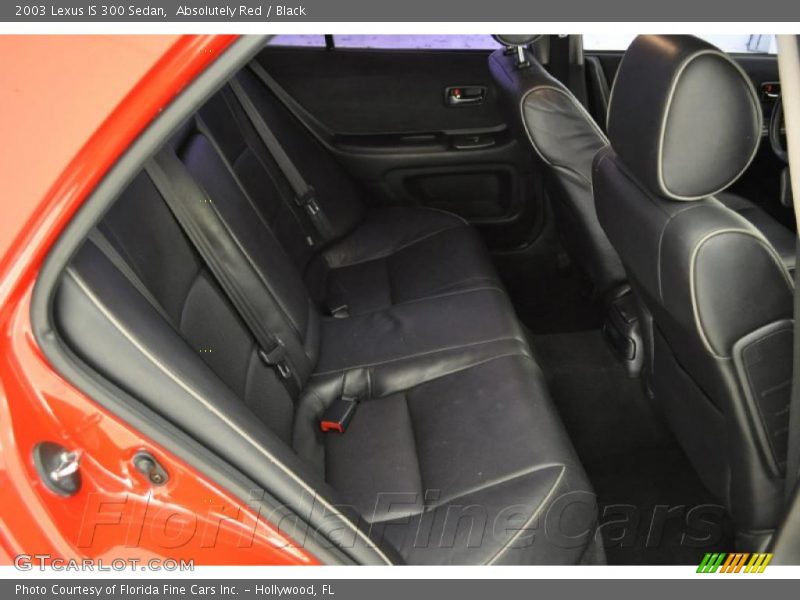 Absolutely Red / Black 2003 Lexus IS 300 Sedan
