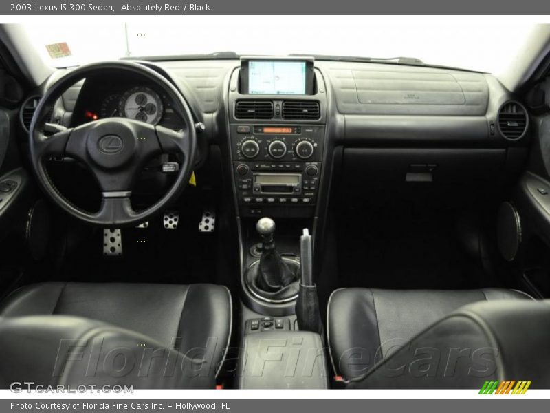 Absolutely Red / Black 2003 Lexus IS 300 Sedan