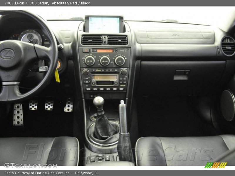 Absolutely Red / Black 2003 Lexus IS 300 Sedan