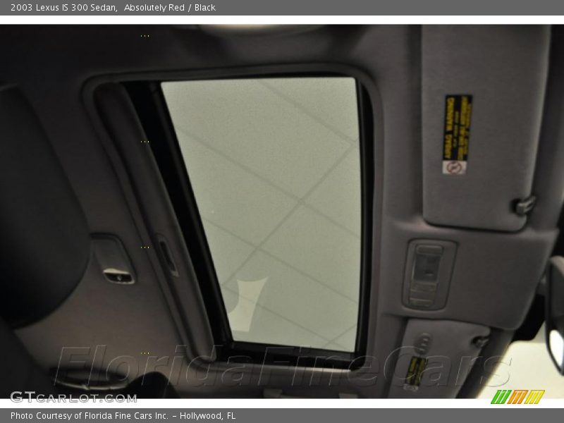 Absolutely Red / Black 2003 Lexus IS 300 Sedan