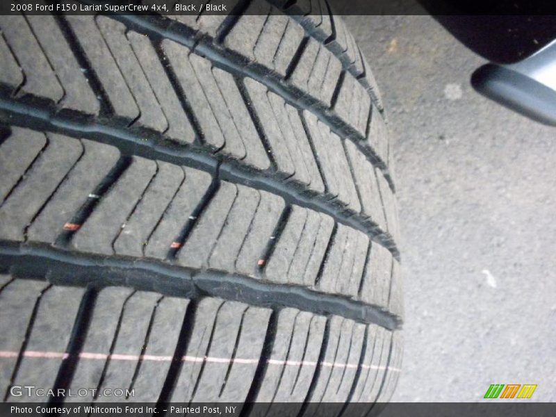 Black / Black 2008 Ford F150 Lariat SuperCrew 4x4