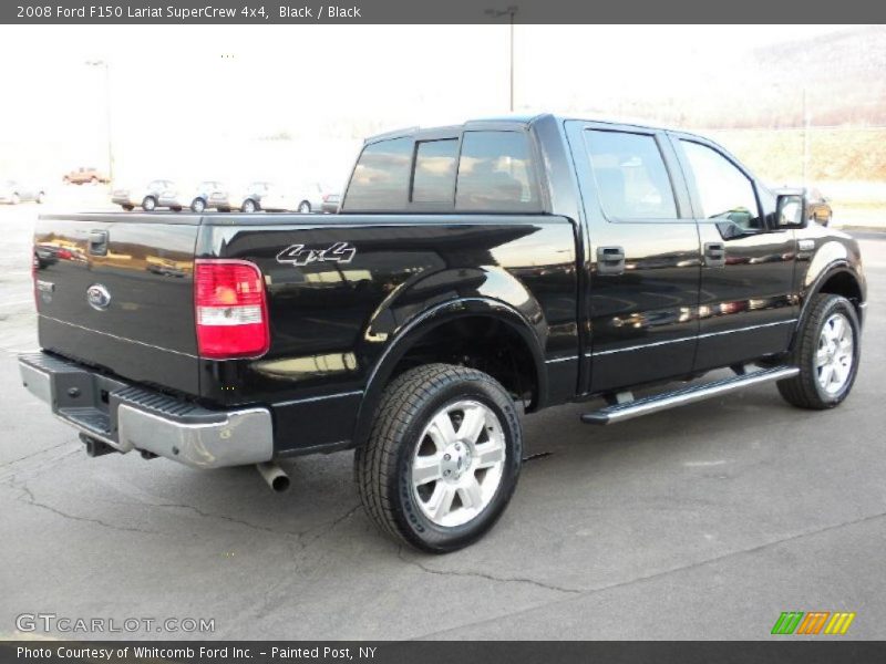 Black / Black 2008 Ford F150 Lariat SuperCrew 4x4