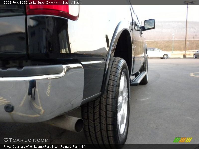 Black / Black 2008 Ford F150 Lariat SuperCrew 4x4