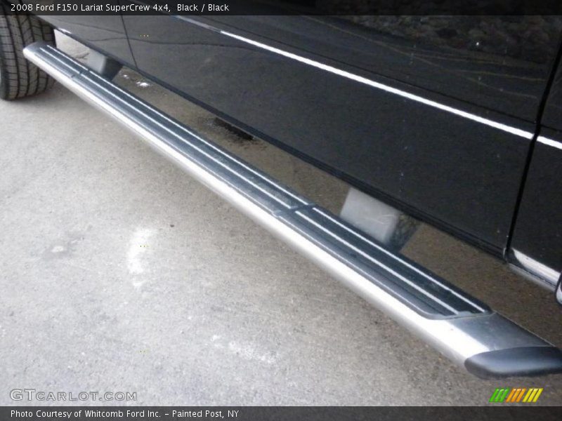 Black / Black 2008 Ford F150 Lariat SuperCrew 4x4