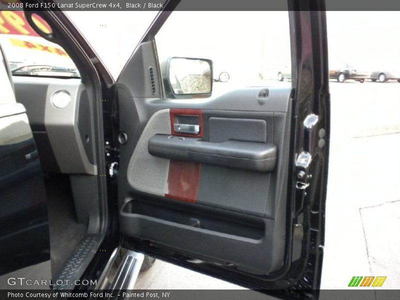 Black / Black 2008 Ford F150 Lariat SuperCrew 4x4