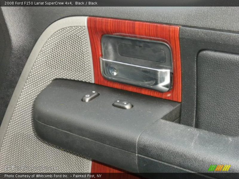 Black / Black 2008 Ford F150 Lariat SuperCrew 4x4