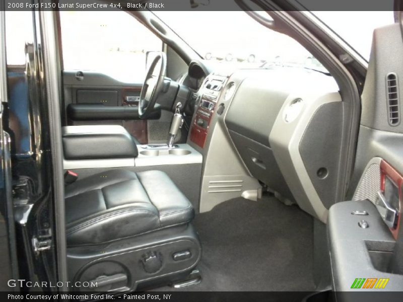 Black / Black 2008 Ford F150 Lariat SuperCrew 4x4