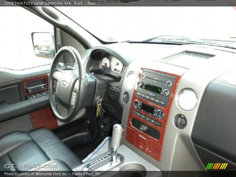 Black / Black 2008 Ford F150 Lariat SuperCrew 4x4