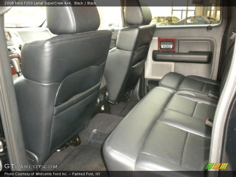 Black / Black 2008 Ford F150 Lariat SuperCrew 4x4