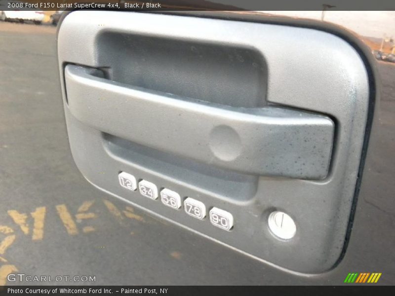 Black / Black 2008 Ford F150 Lariat SuperCrew 4x4