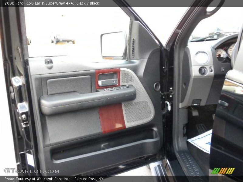 Black / Black 2008 Ford F150 Lariat SuperCrew 4x4