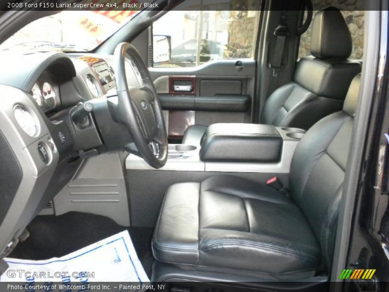 Black / Black 2008 Ford F150 Lariat SuperCrew 4x4