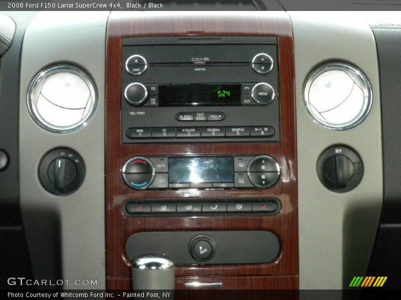Black / Black 2008 Ford F150 Lariat SuperCrew 4x4