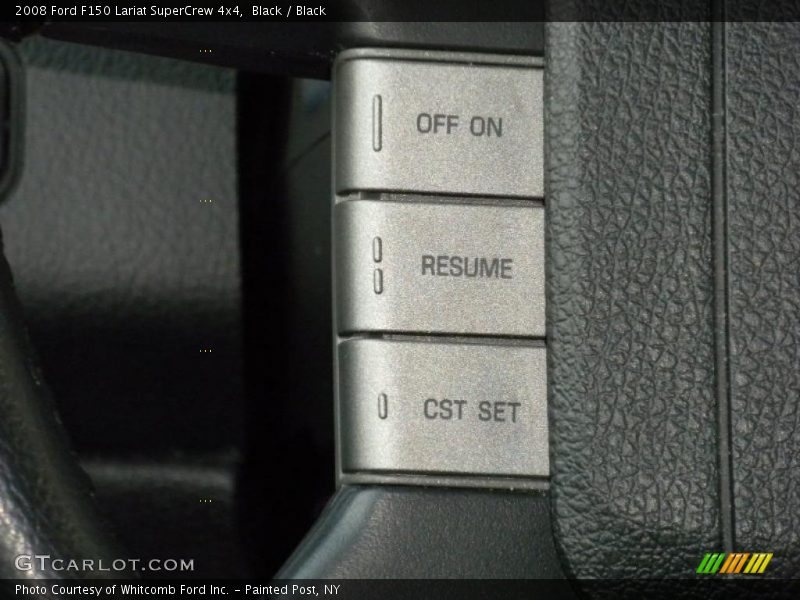 Black / Black 2008 Ford F150 Lariat SuperCrew 4x4