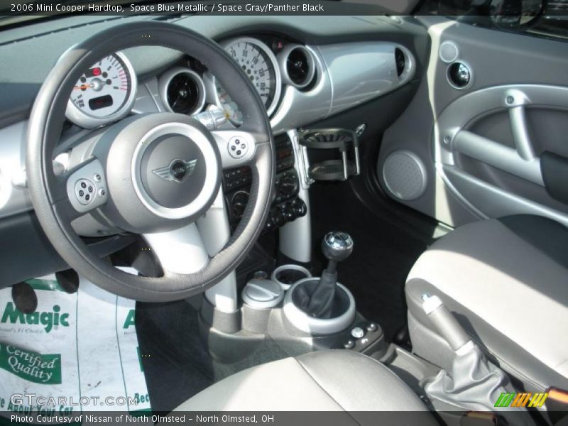 Space Blue Metallic / Space Gray/Panther Black 2006 Mini Cooper Hardtop