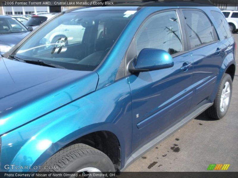 Crystal Lake Metallic / Ebony Black 2006 Pontiac Torrent AWD