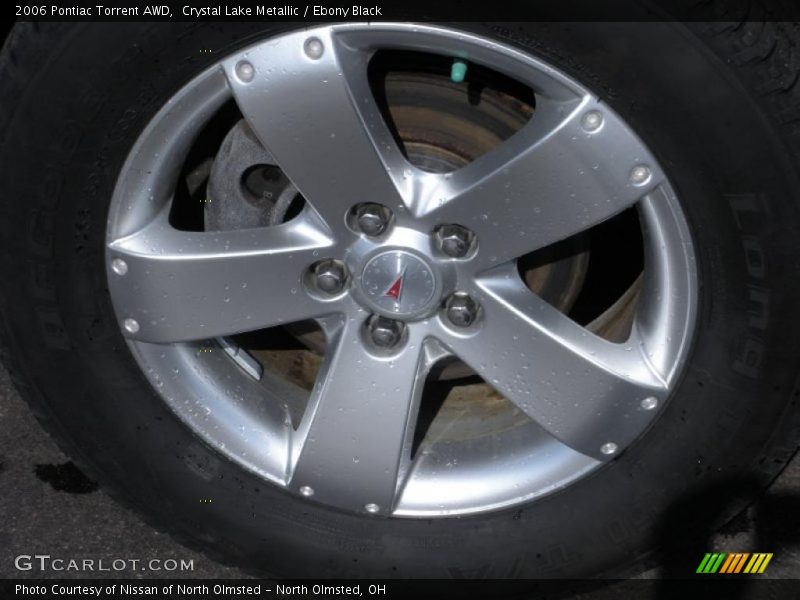 Crystal Lake Metallic / Ebony Black 2006 Pontiac Torrent AWD