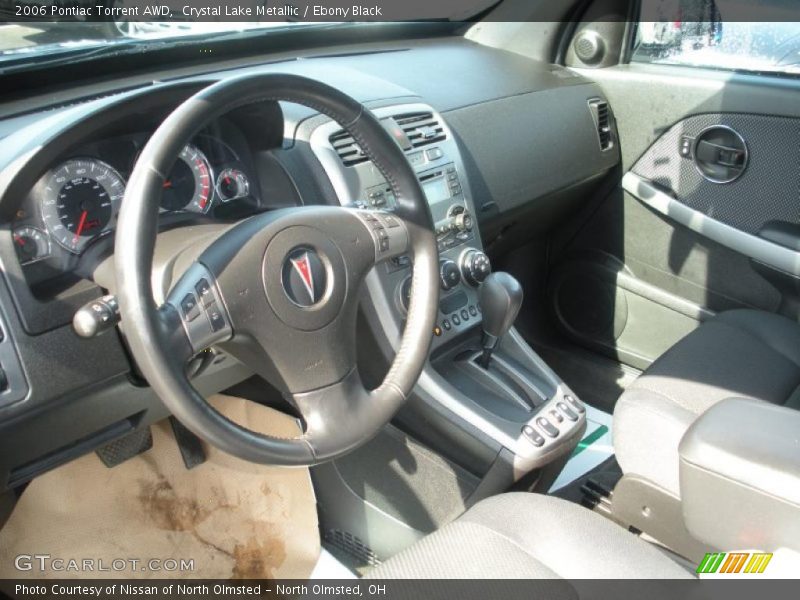 Crystal Lake Metallic / Ebony Black 2006 Pontiac Torrent AWD