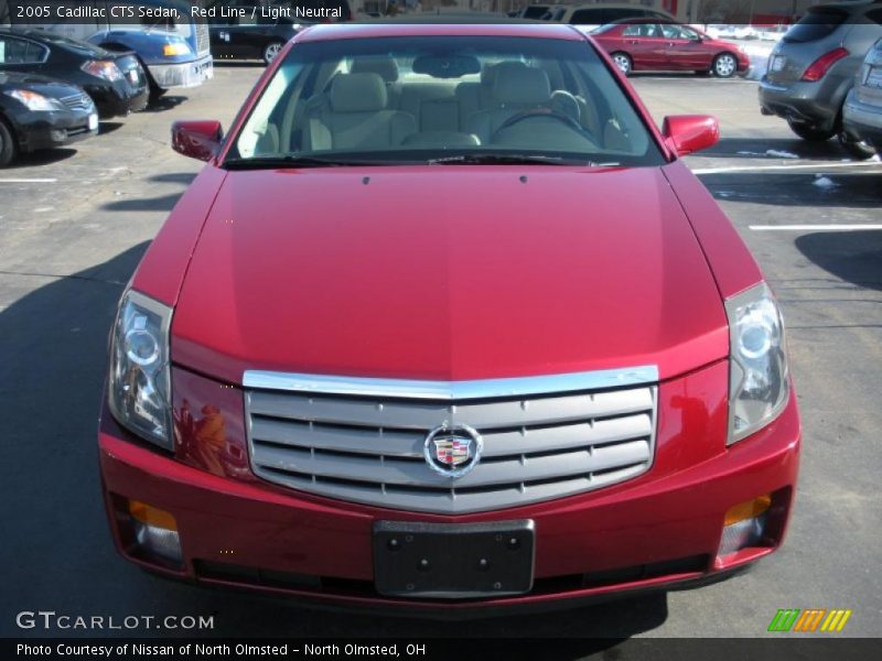 Red Line / Light Neutral 2005 Cadillac CTS Sedan