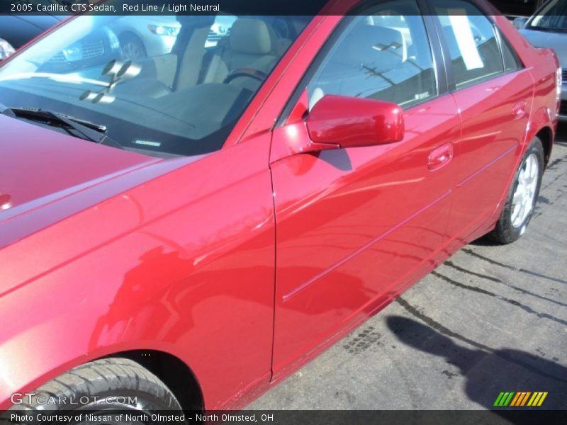 Red Line / Light Neutral 2005 Cadillac CTS Sedan