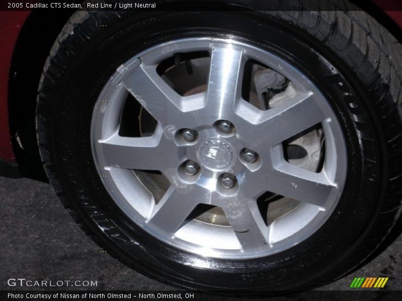 Red Line / Light Neutral 2005 Cadillac CTS Sedan